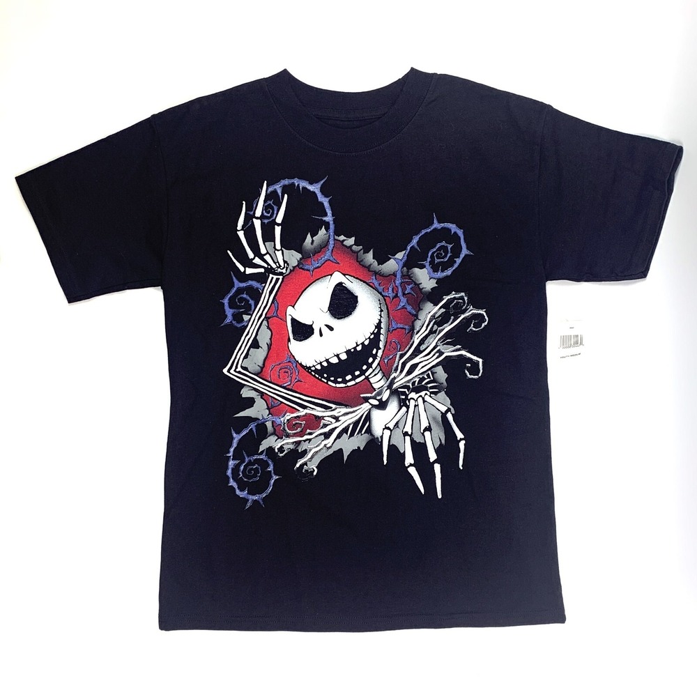 Disney‎ Parks NBC Nightmare Before Christmas Youth Sz M 10/12 Jack Skellington